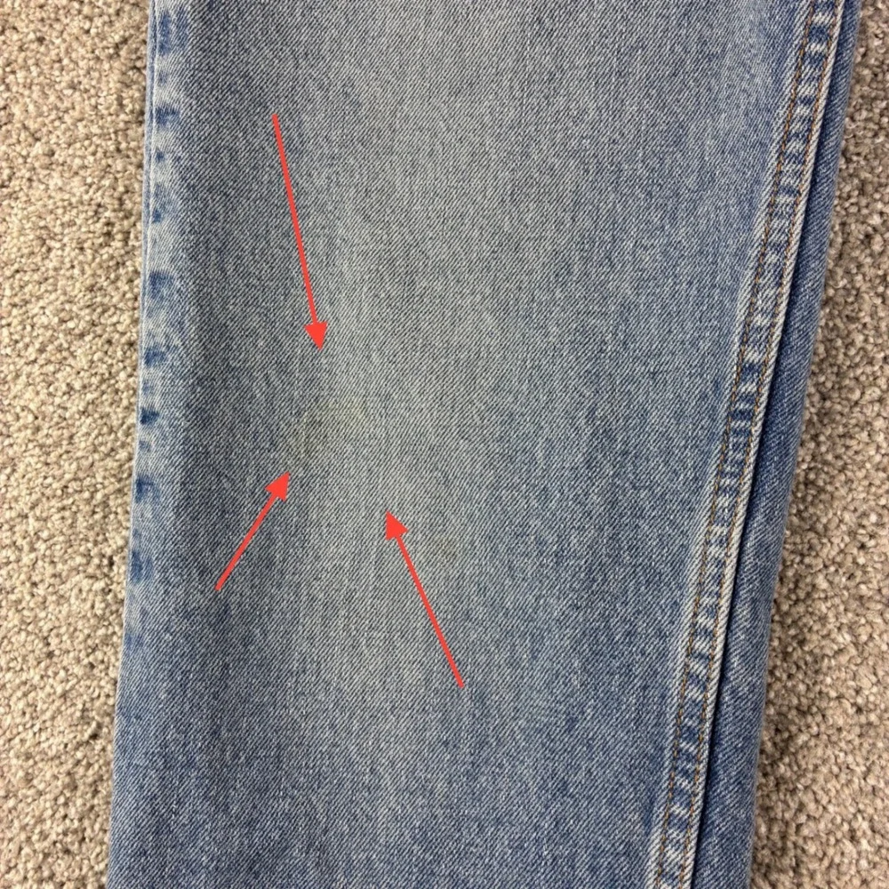 Vintage 90s Levi's 550 Relaxed Fit Tapered Leg Jeans Made USA Puerto Rico 32x31